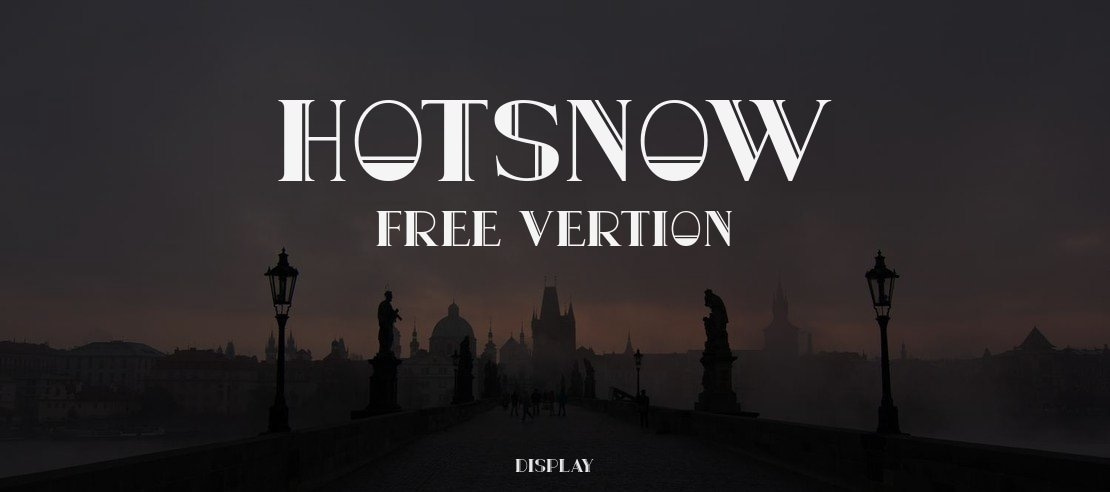 Hotsnow free vertion Font