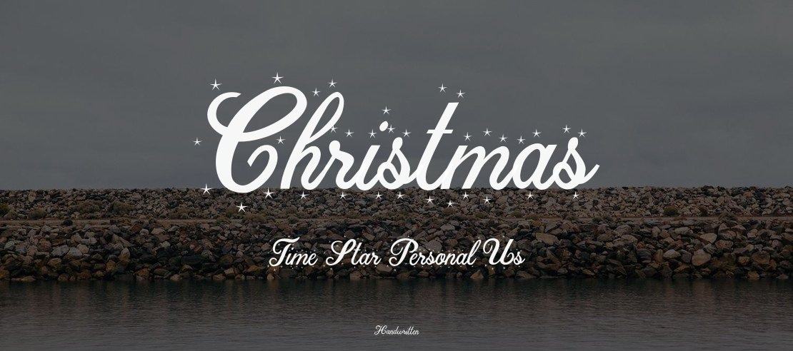 Christmas Time Star Personal Us Font Family