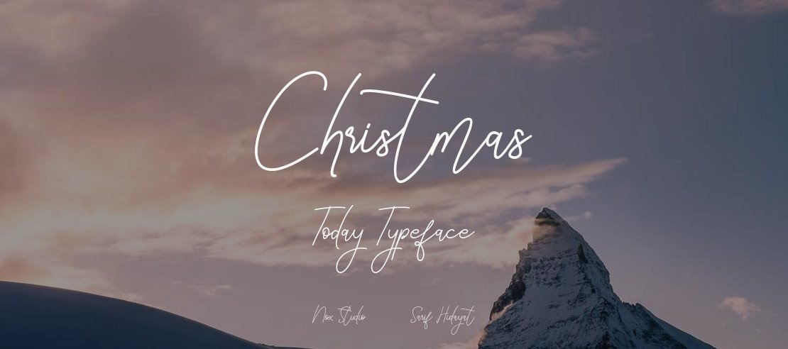 Christmas Today Font