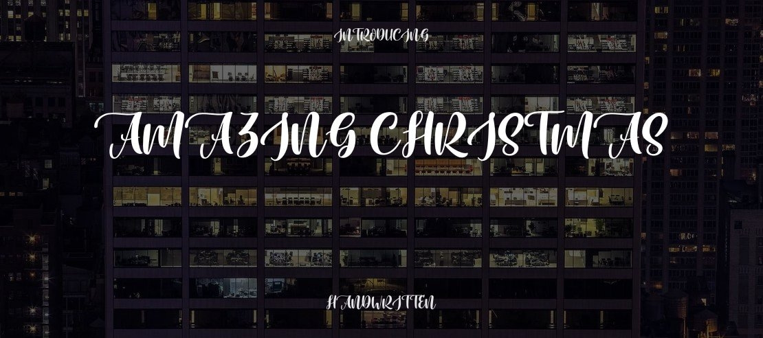 Amazing Christmas Font