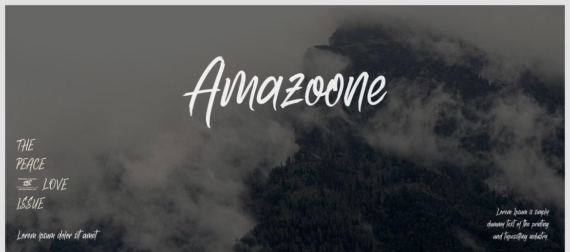 Amazoone Font
