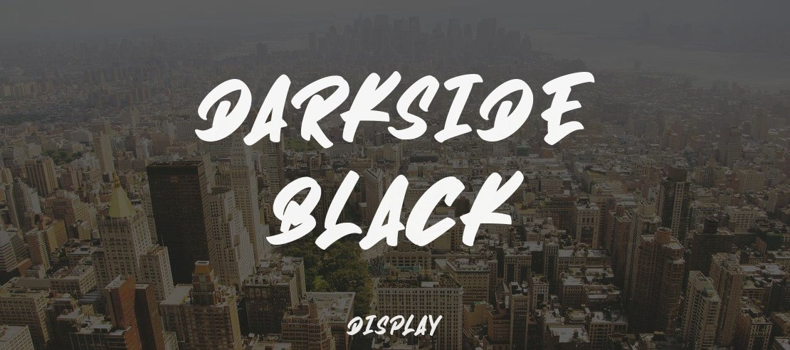 Darkside Black Font Family