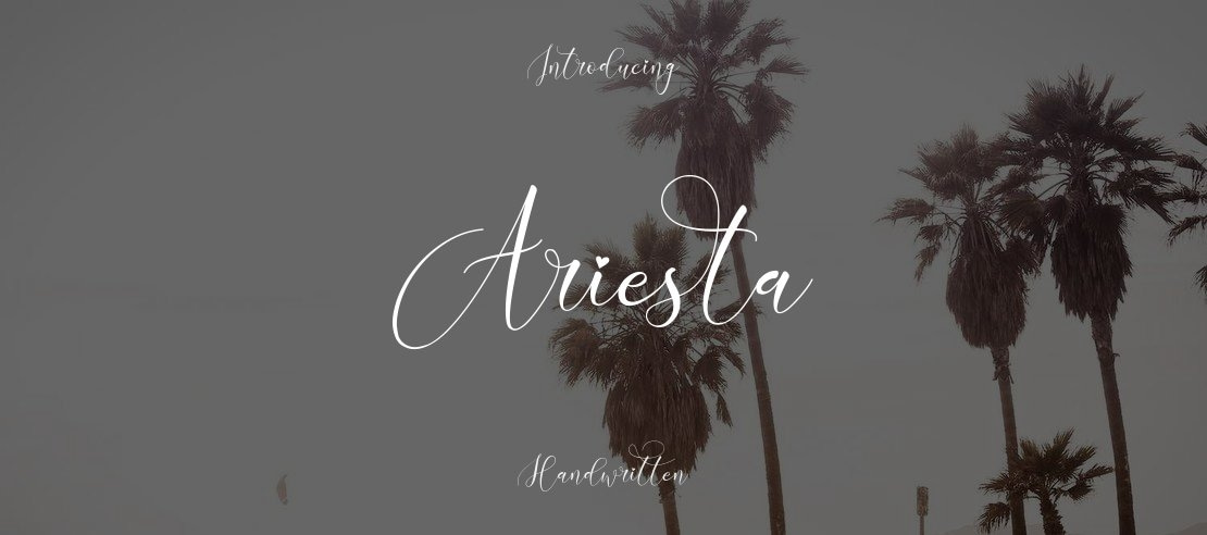 Ariesta Font Family