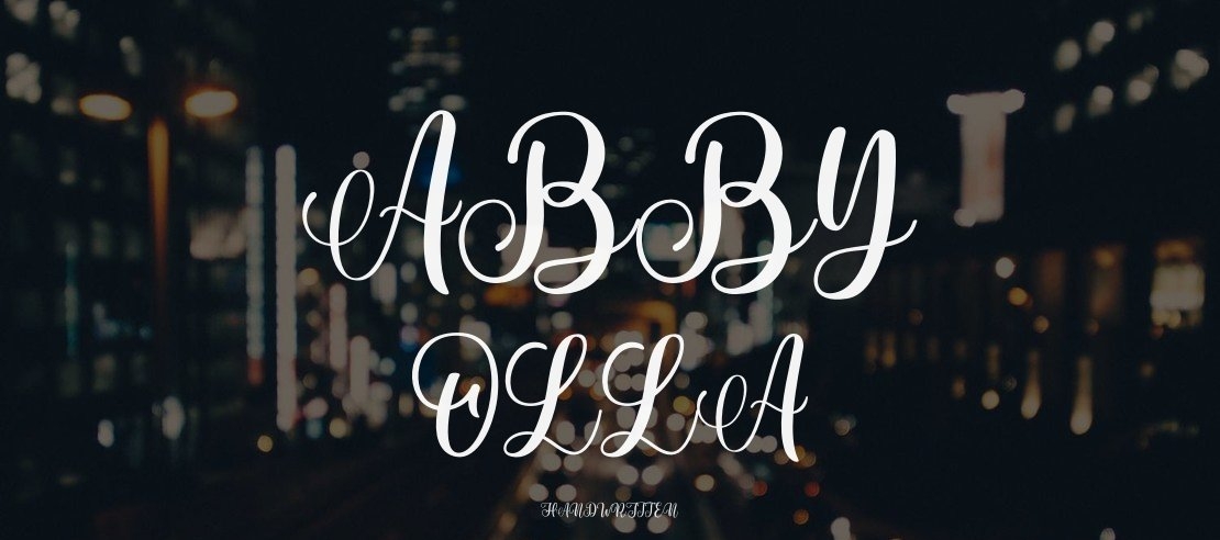 Abby Olla Font