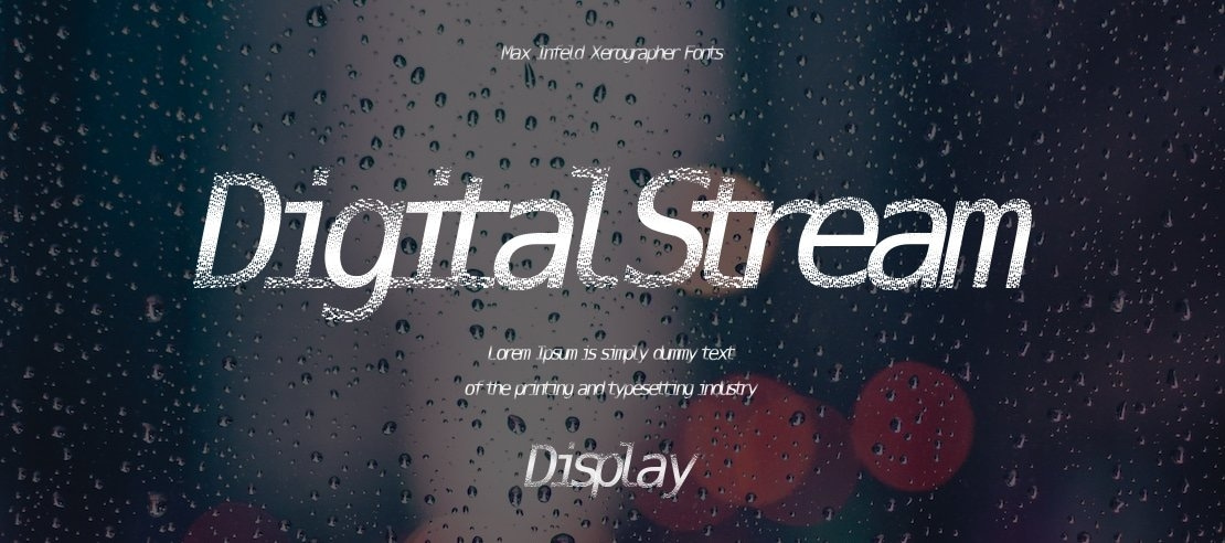 DigitalStream Font