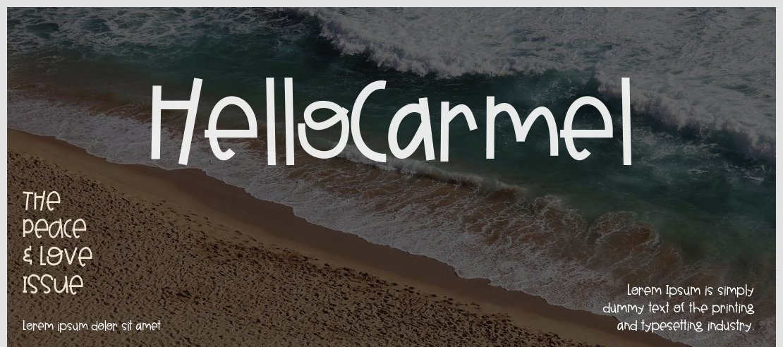 HelloCarmel Font