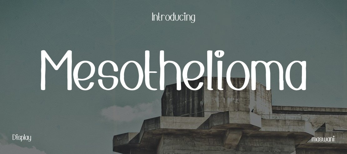 Mesothelioma Font