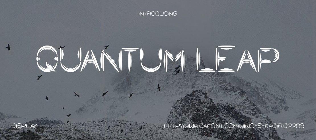 Quantum Leap Font