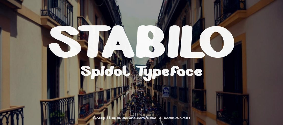 STABILO Spidol Font