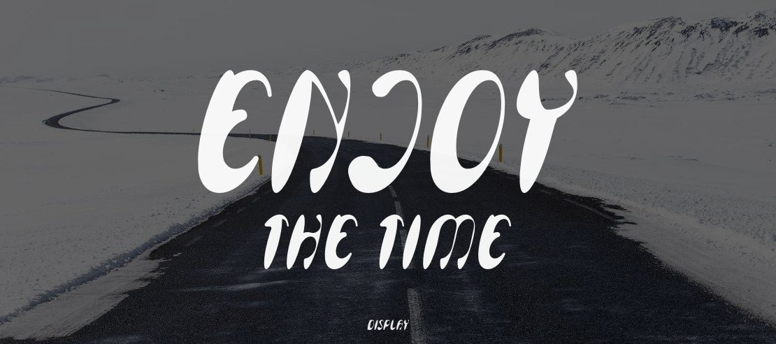 Enjoy The Time Font Family