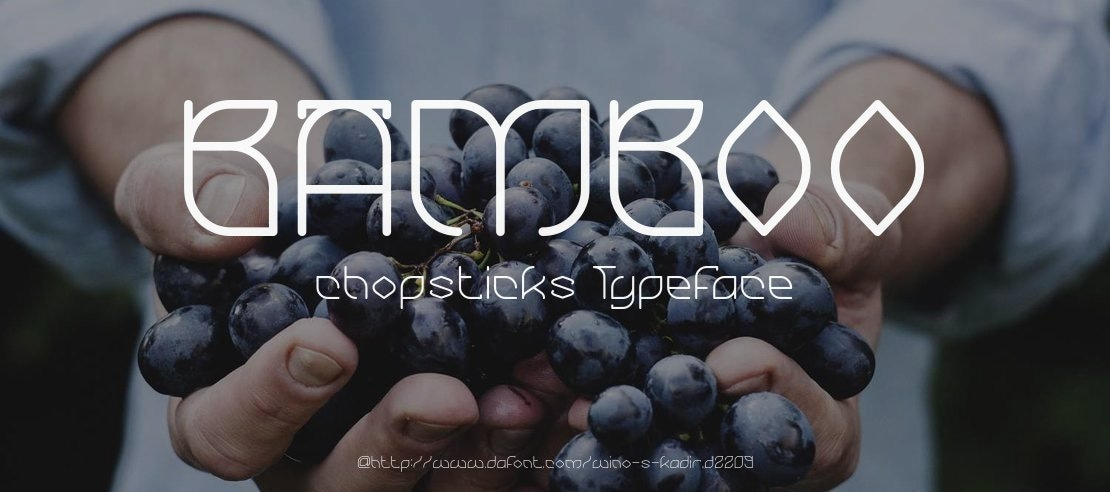 BAMBOO chopsticks Font Family