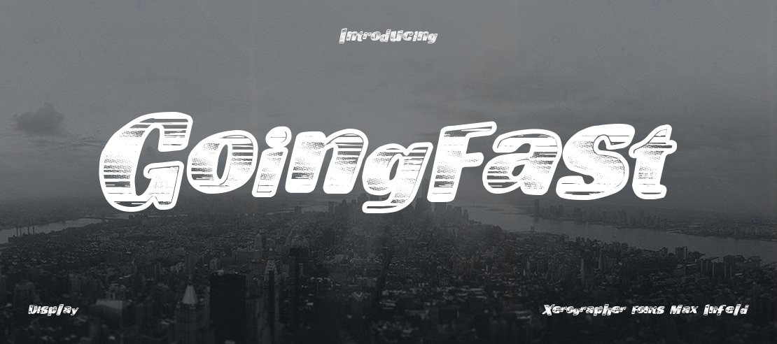 GoingFast Font