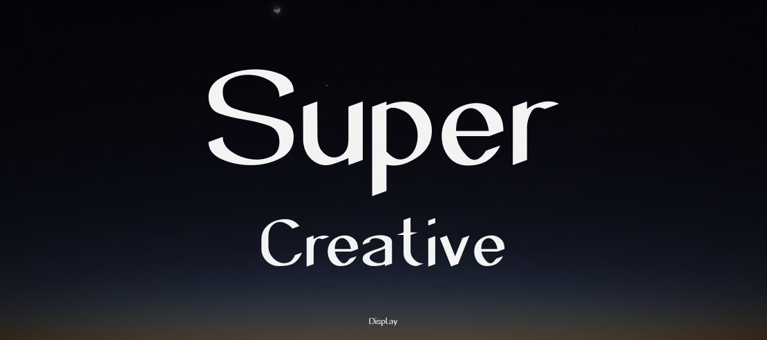 Super Creative Font