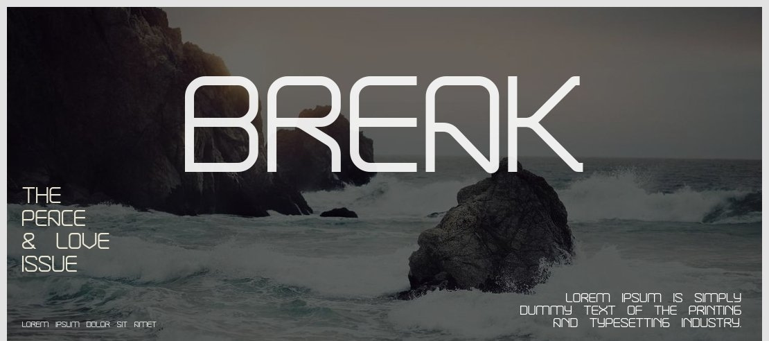 Break Font