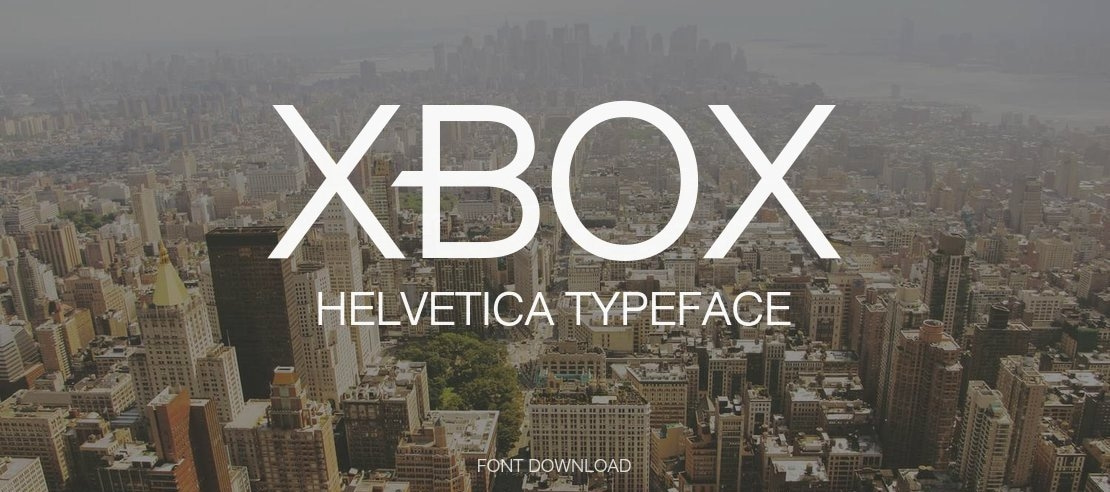 XBOX Helvetica Font