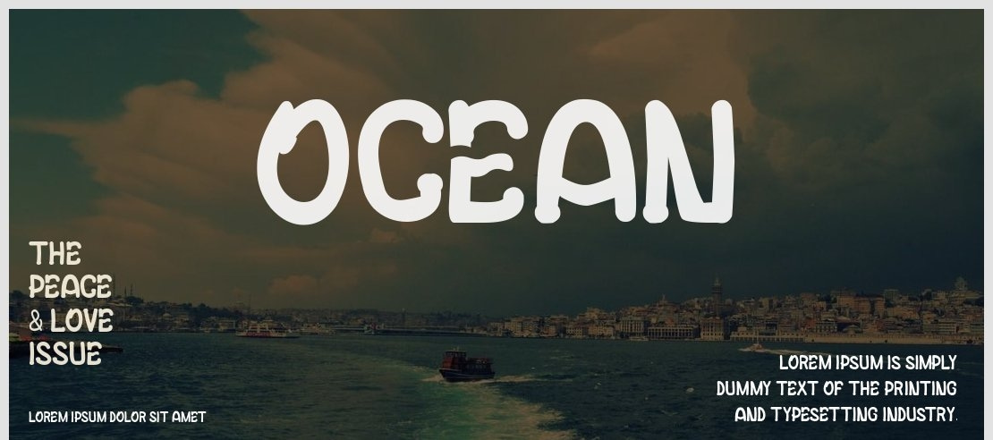 OCEAN Font