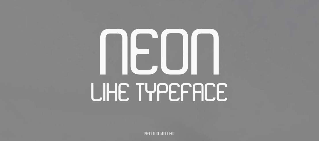 Neon Like Font