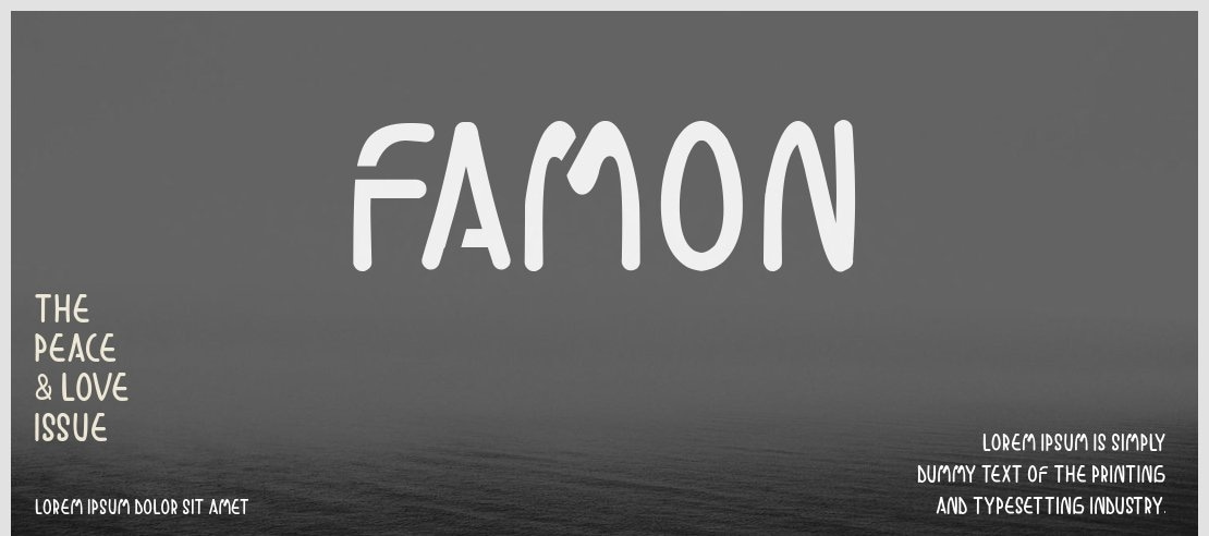 FAMON Font