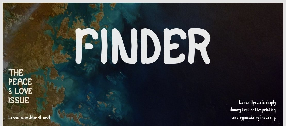 FINDER Font