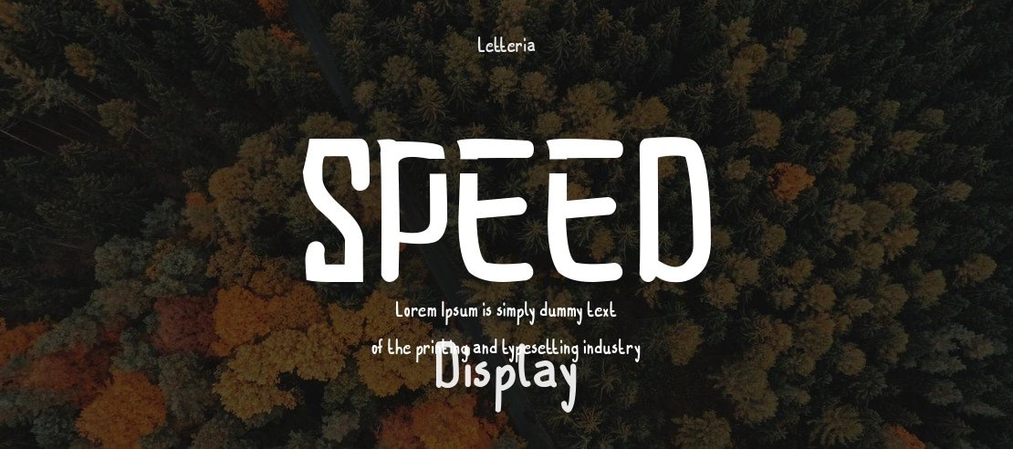 SPEED Font