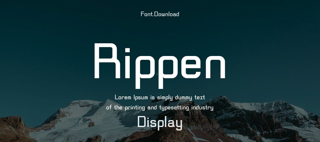 Rippen Font Family