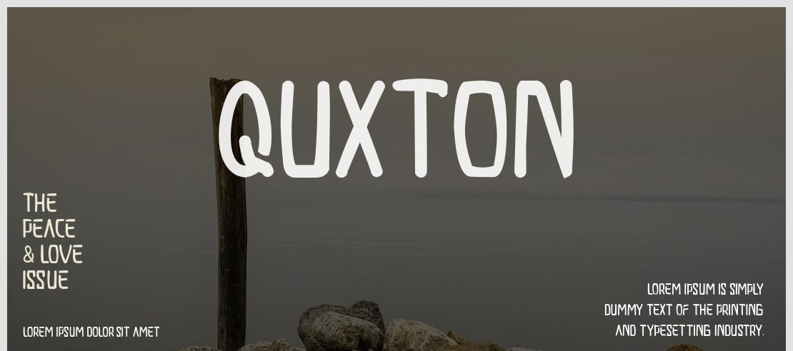 QUXTON Font
