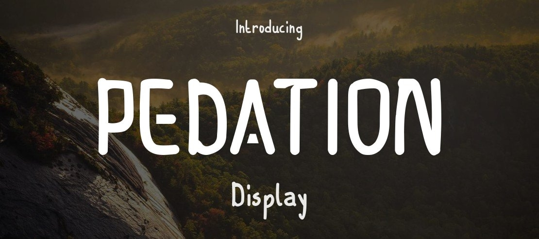 PEDATION Font