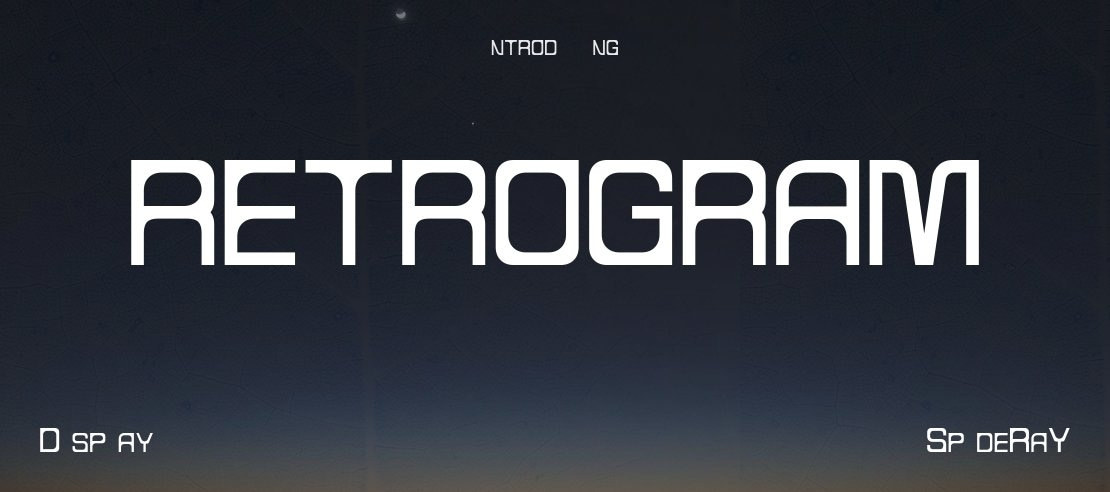 RETROGRAM Font