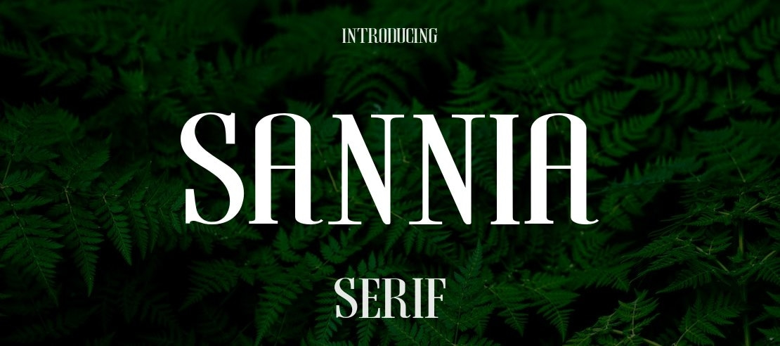 SANNIA Font