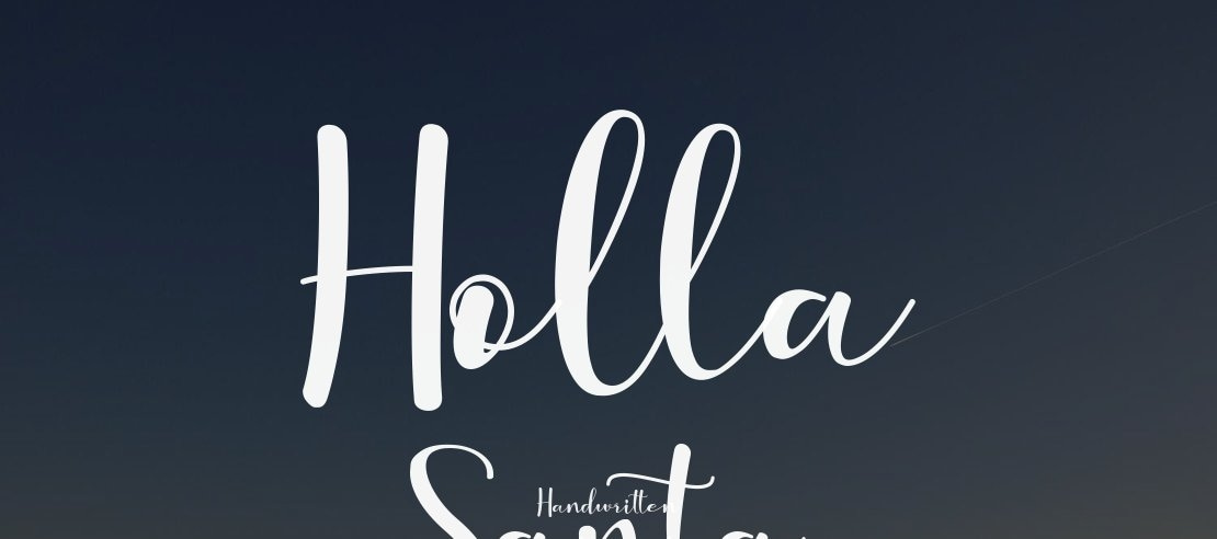 Holla Santa Font