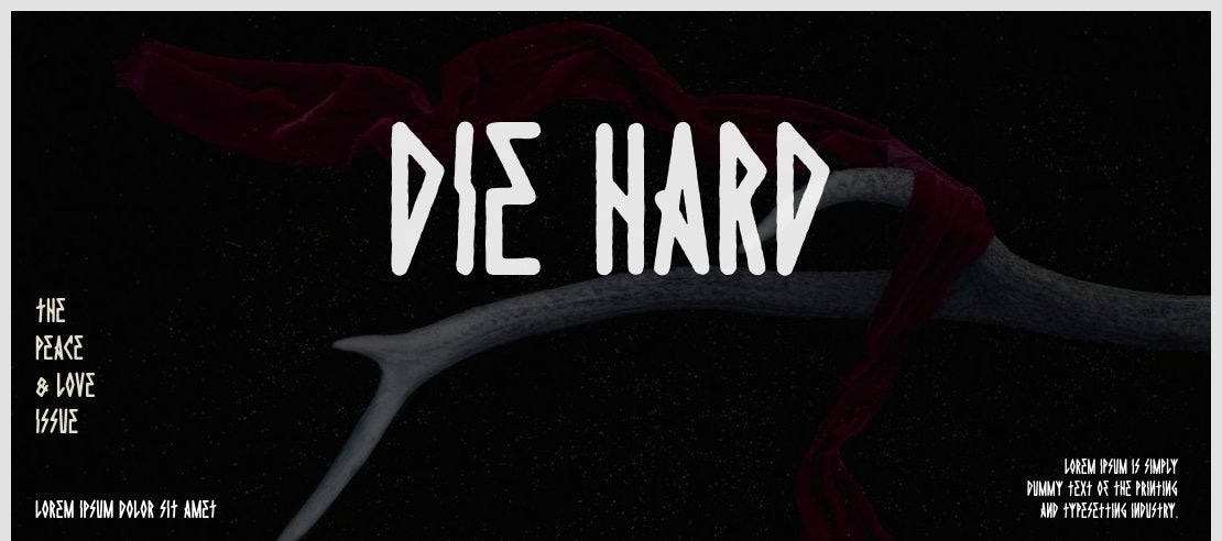 Die Hard Font