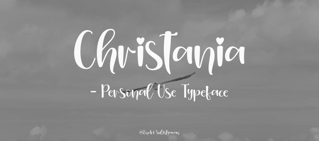 Christania - Personal Use Font