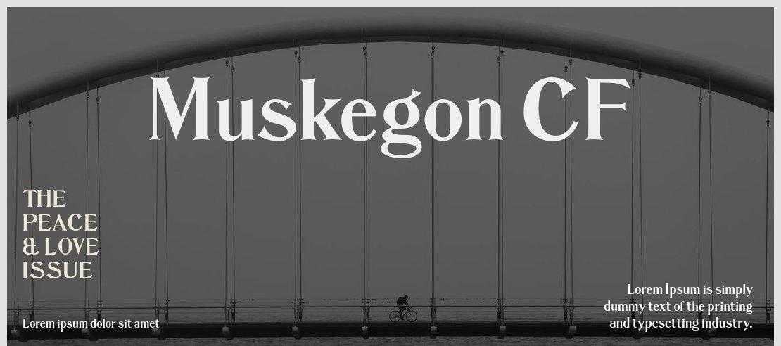 Muskegon CF Font