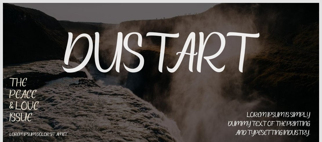 Dustart Font