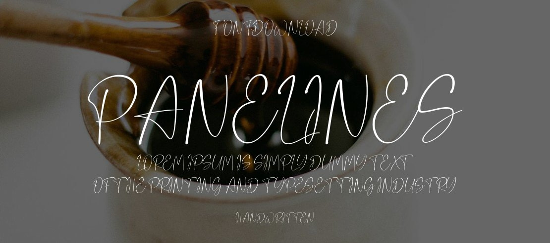 Panelines Font