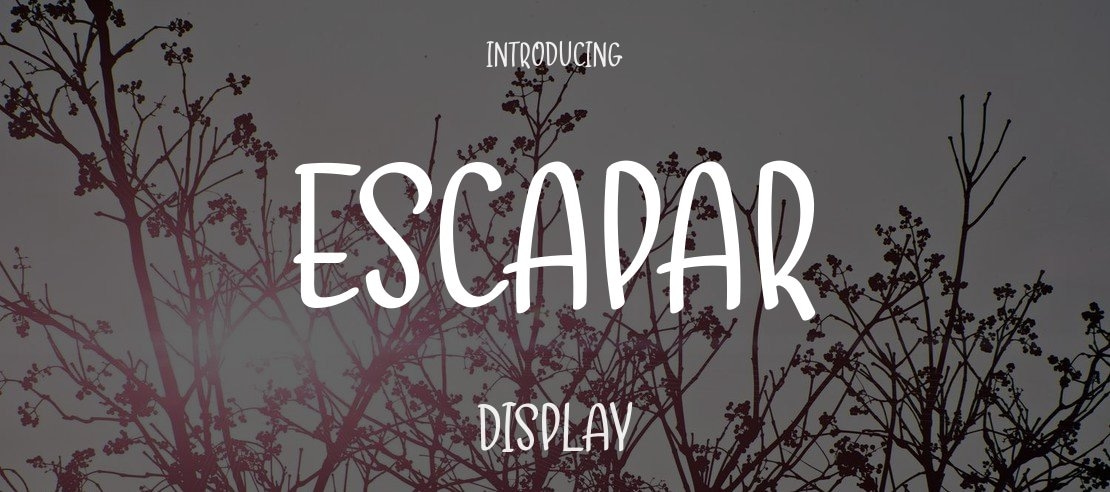 Escapar Font