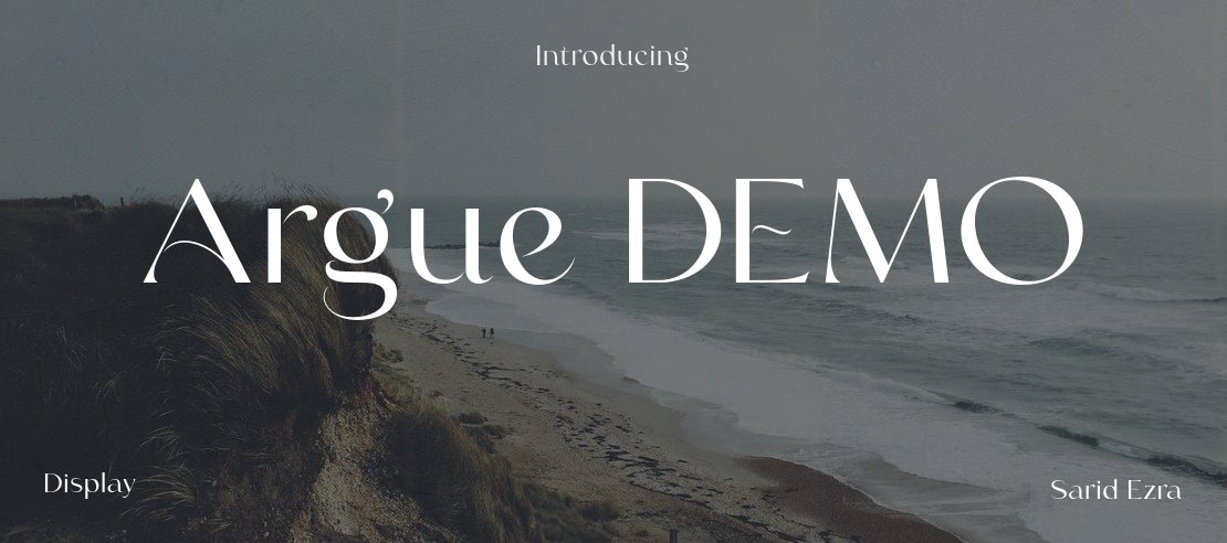 Argue DEMO Font