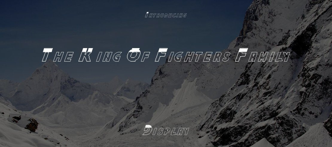 The King Of Fighters Family Font