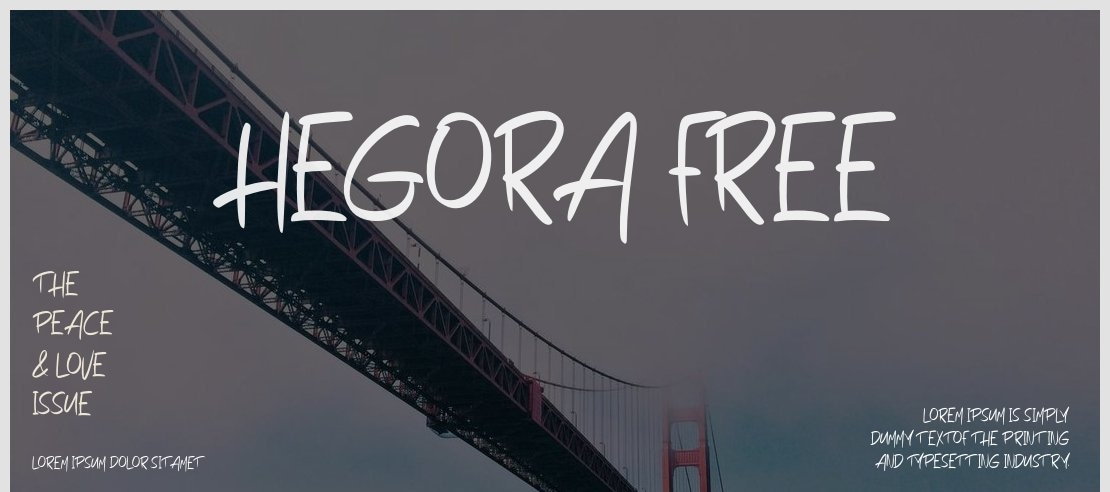 Hegora FREE Font