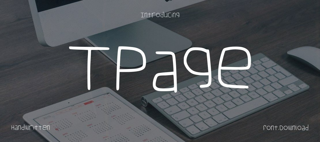 Tpage Font