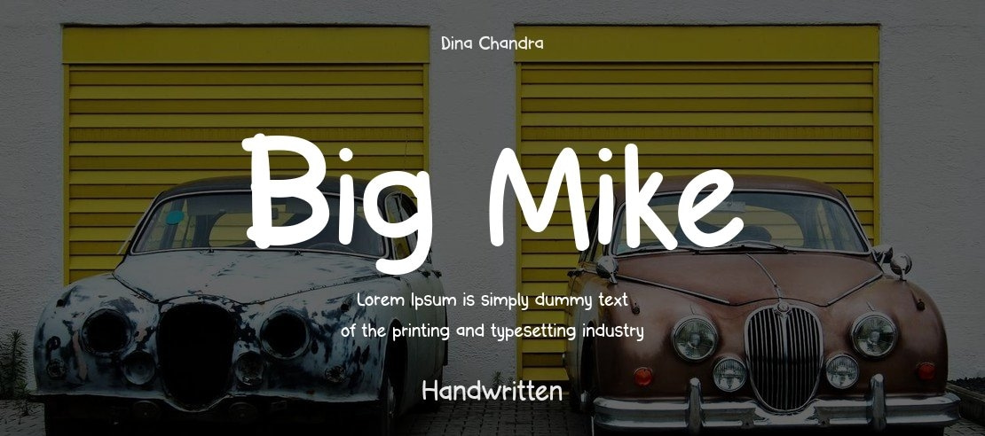 Big Mike Font
