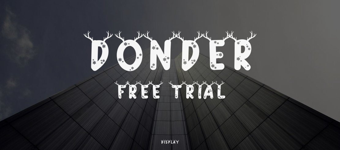 Donder Free Trial Font