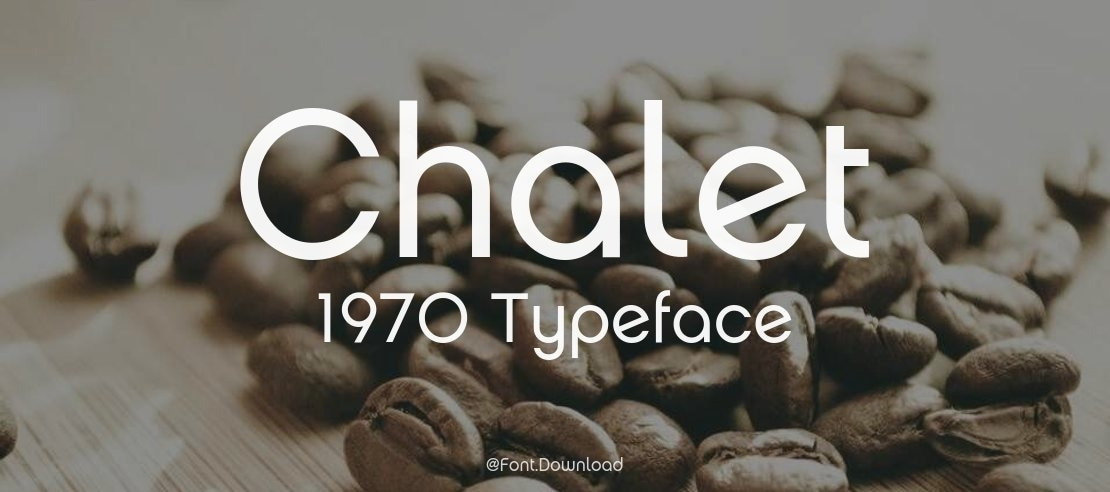 Chalet 1970 Font