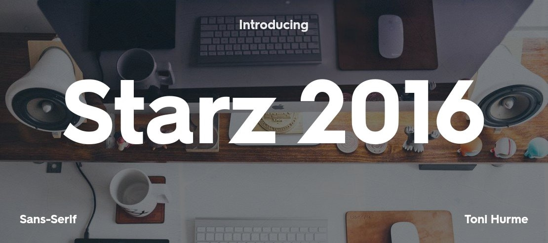 Starz 2016 Font