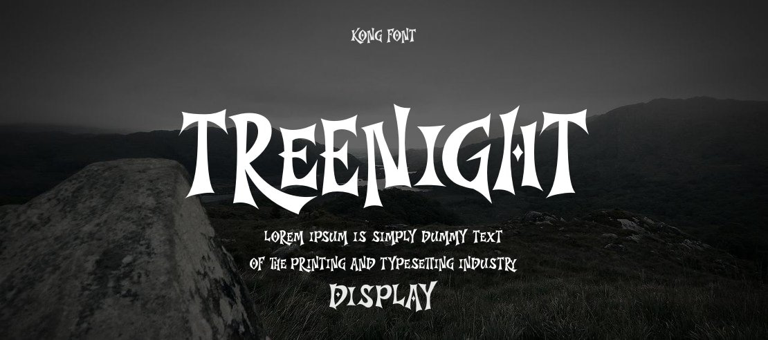 TreeNight Font