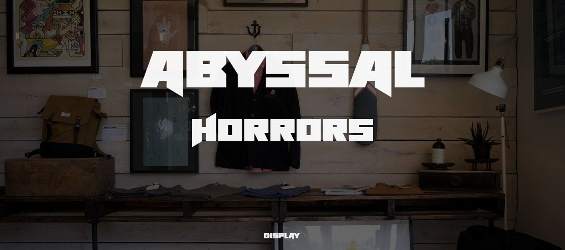 Abyssal Horrors Font Family