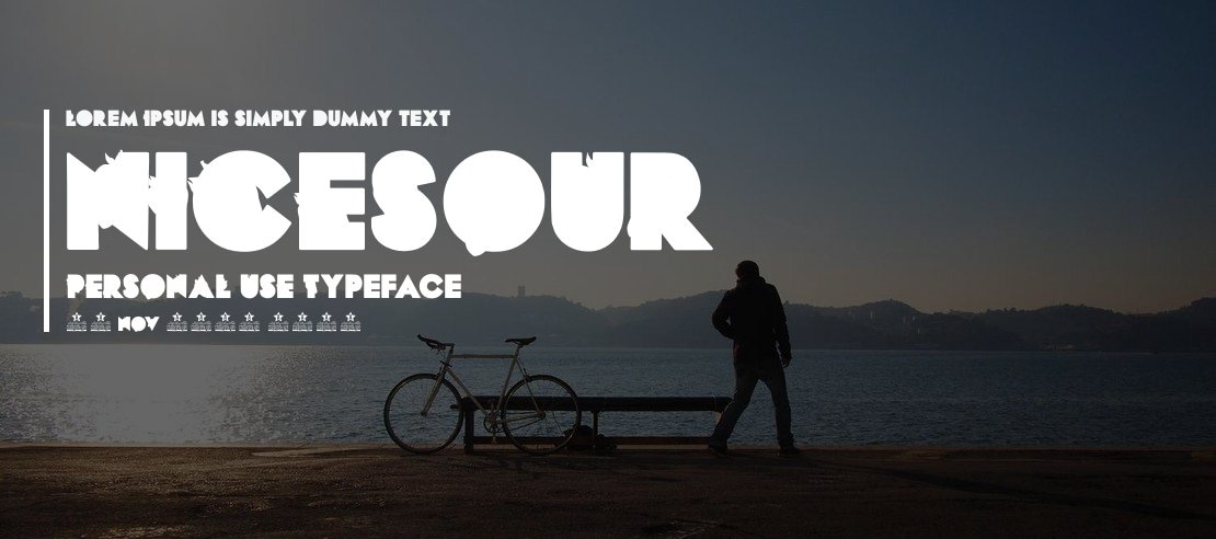 NICESOUR PERSONAL USE Font