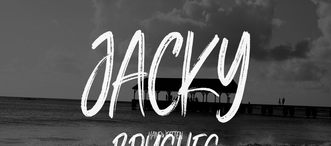 Jacky Brushes Font