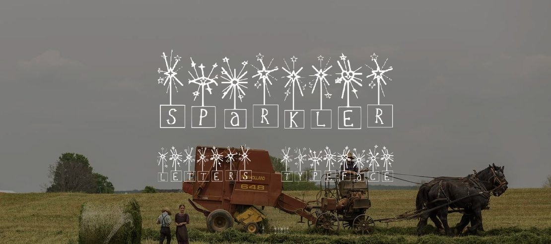 Sparkler Letters Font