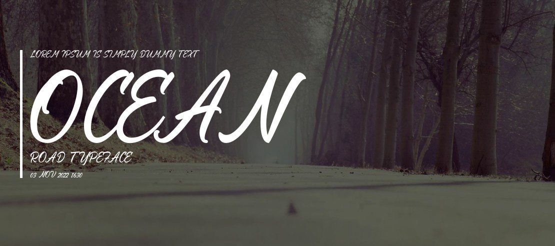 Ocean Road Font